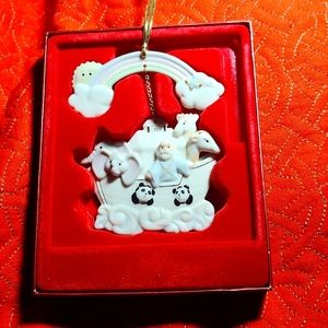 Lenox Noah's Ark Porcelain Collectible Ornament.